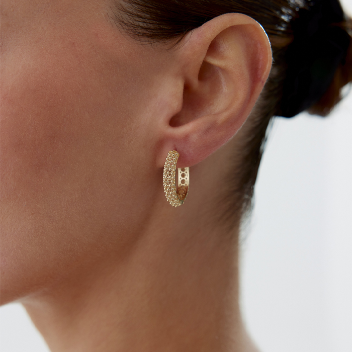 Spiral Loop Küpe - Rayna