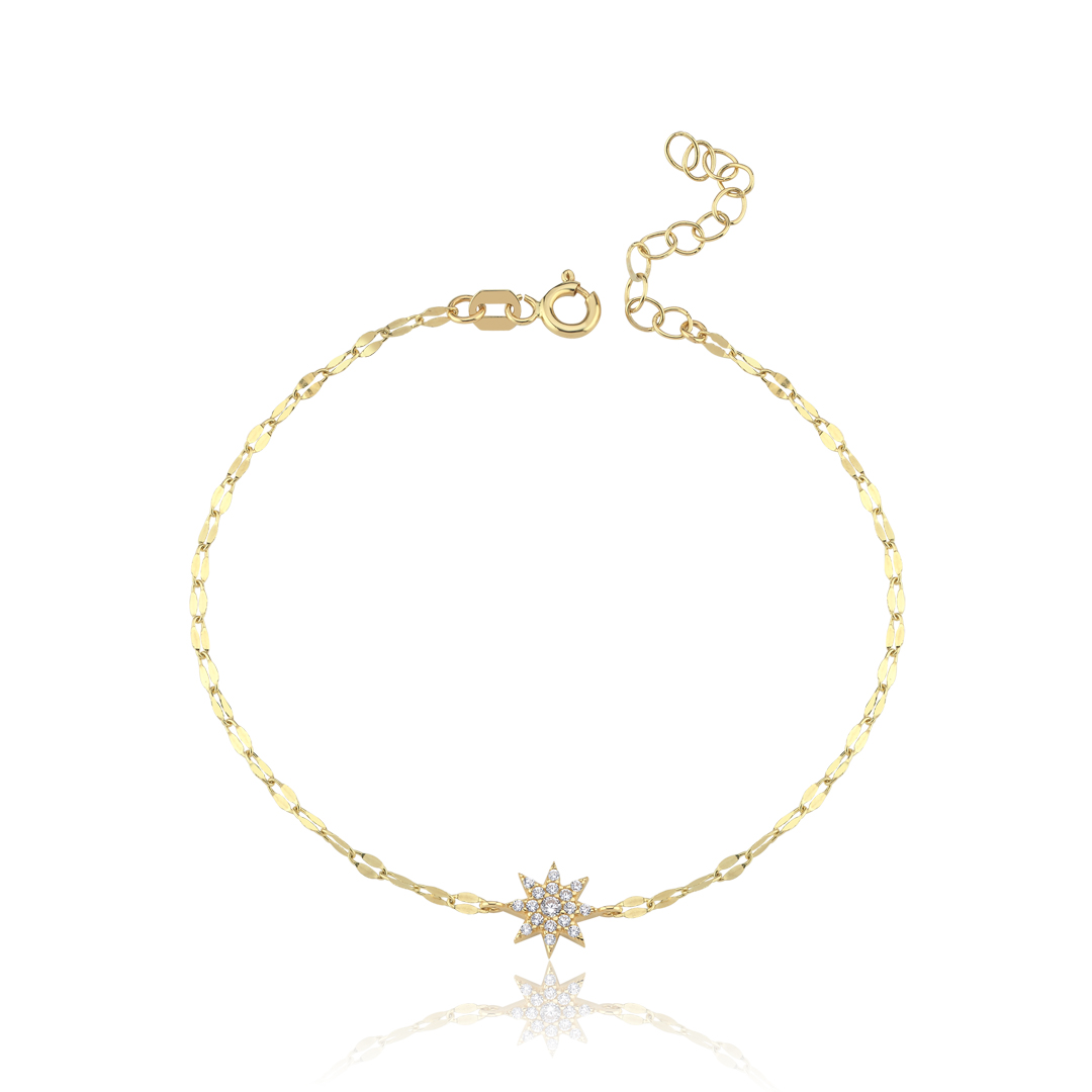 Star Bumerang Altın Zincir - 1