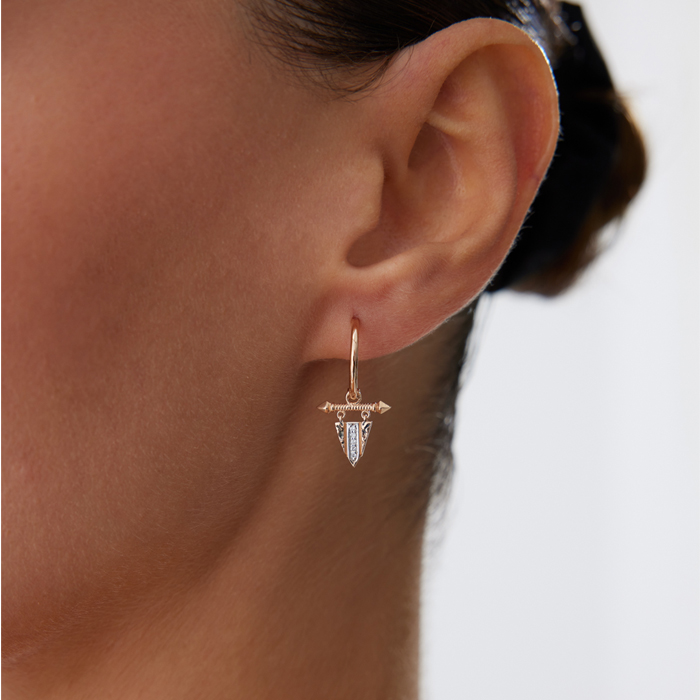 StarBoard Halka Sallantılı Küpe - Gökhan Bera