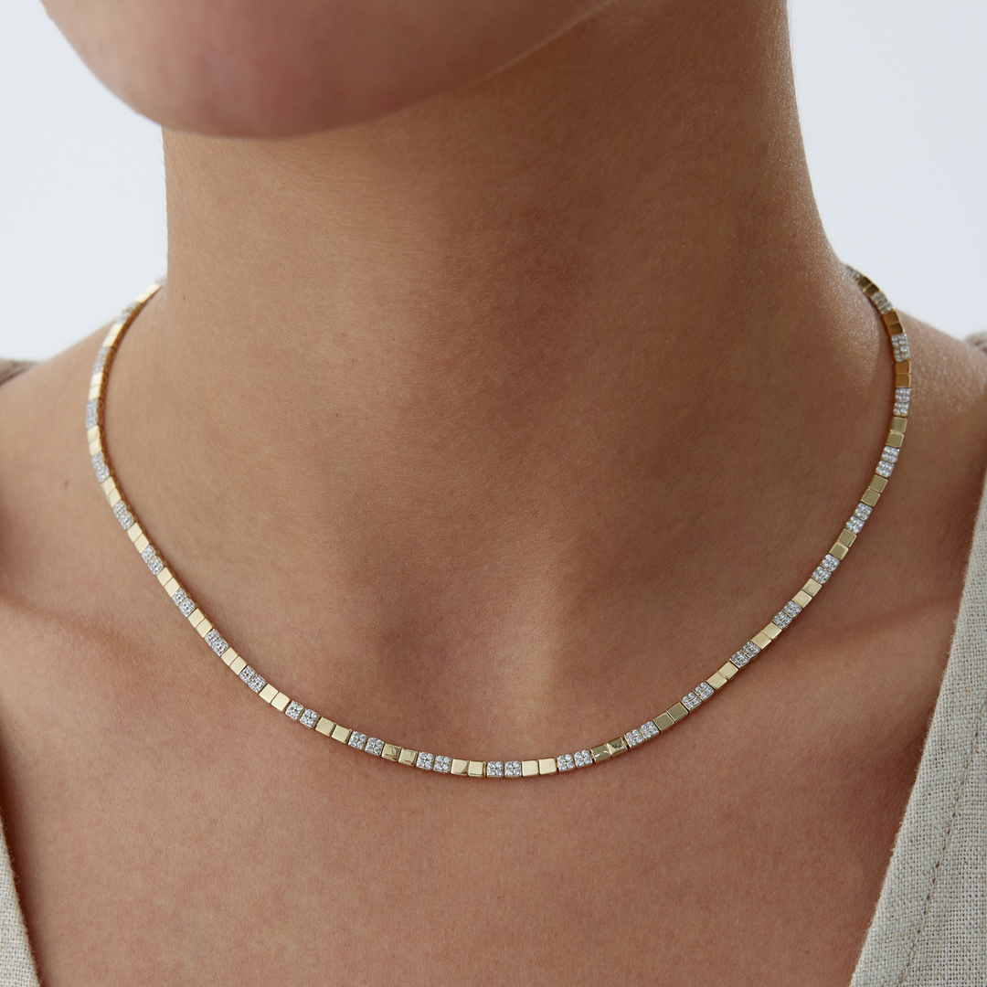 Stone Cube Blok Zincir - 1