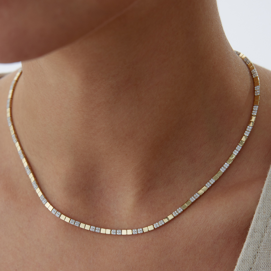 Stone Cube Blok Zincir - 2