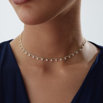 Stone Flood Chooker Kolye - MİST