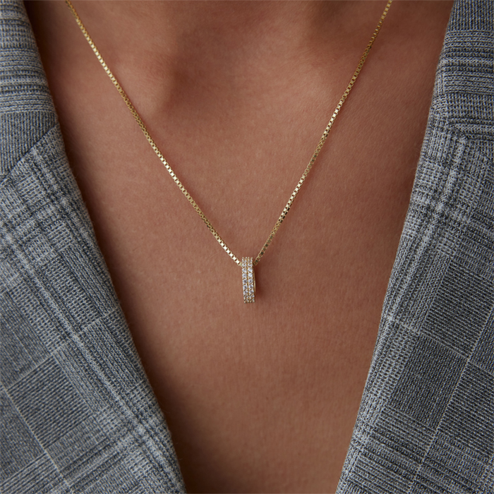 Stone Halka Kolye - Koçak