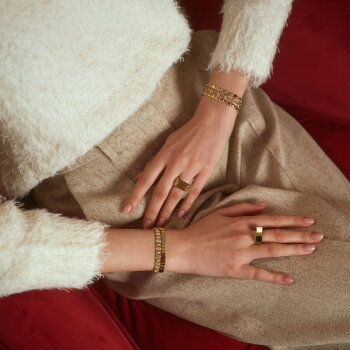 Stone Side Altın Yüzük - Özkonak (1)