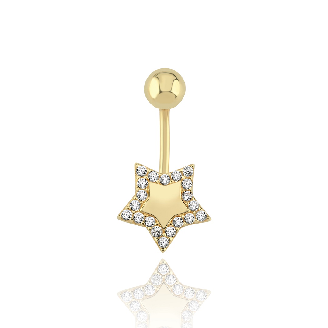 Stone Yıldız Göbek Piercing - 1