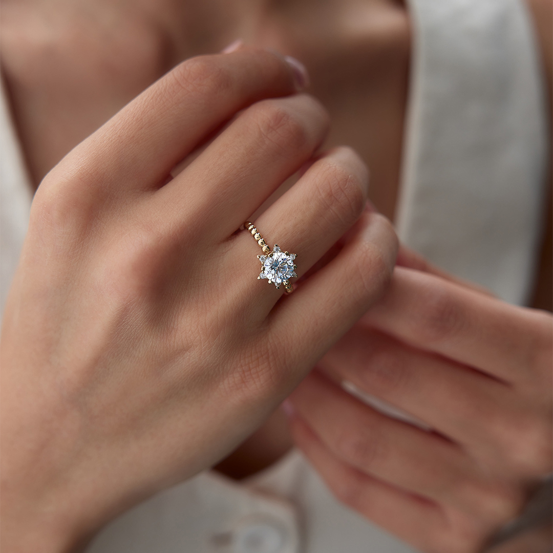 Sun Shine Tektaş Yüzük - 1