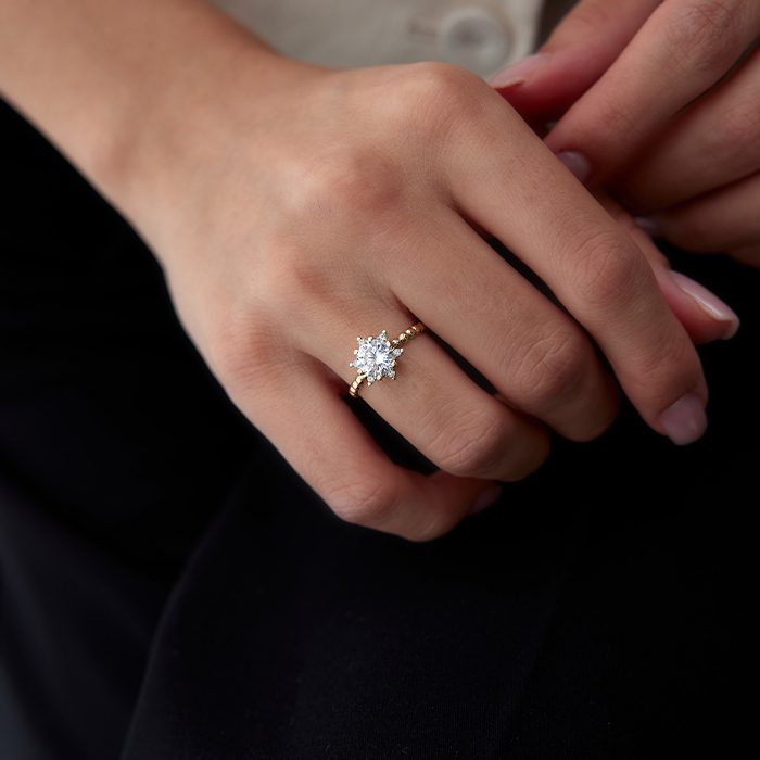 Sun Shine Tektaş Yüzük - Nüans (1)