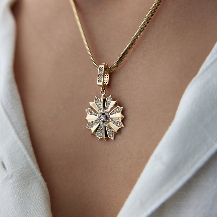 Sunrise Madalyon Kolye - Koçak (1)