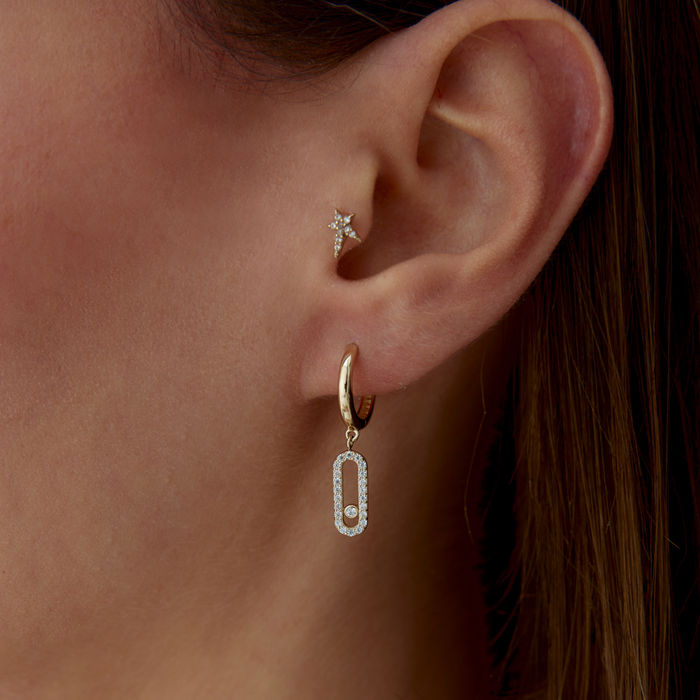 Swing Glow Sallantılı Küpe - Rayna