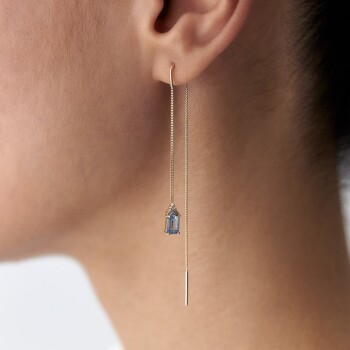 Taç Aqua Küpe - Rayna (1)