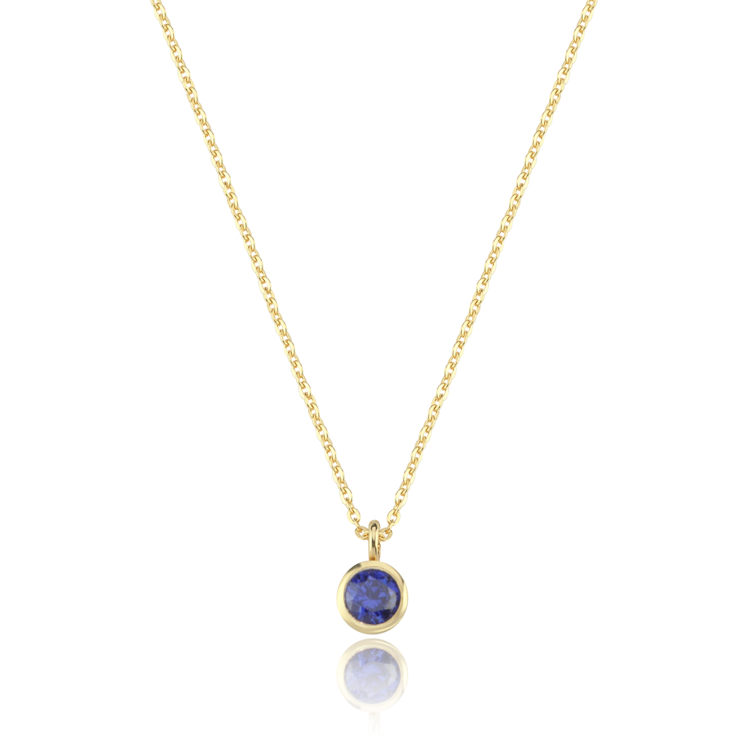 Tanzanite Doğum Taşı Kolye - 1