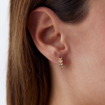 Taşlı Başak Küpe - Rayna