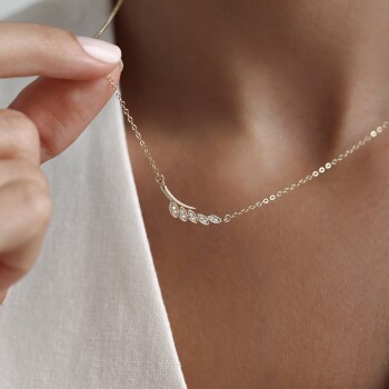 Taşlı Branch Kolye - Rayna (1)