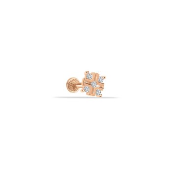 Taşlı Çark Tragus Piercing - 1