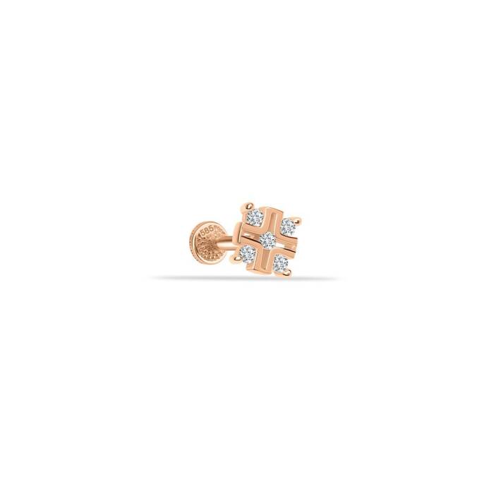 Taşlı Çark Tragus Piercing - 1