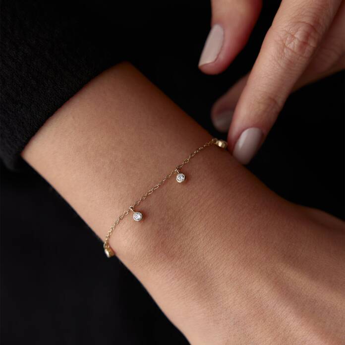 Taşlı Charm Bileklik - 1