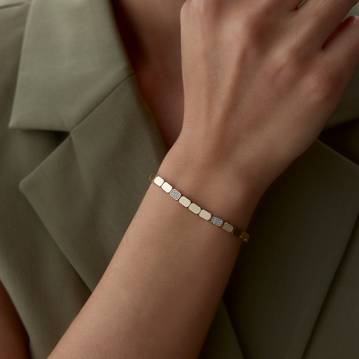 Taşlı Chocolate Bileklik - 3