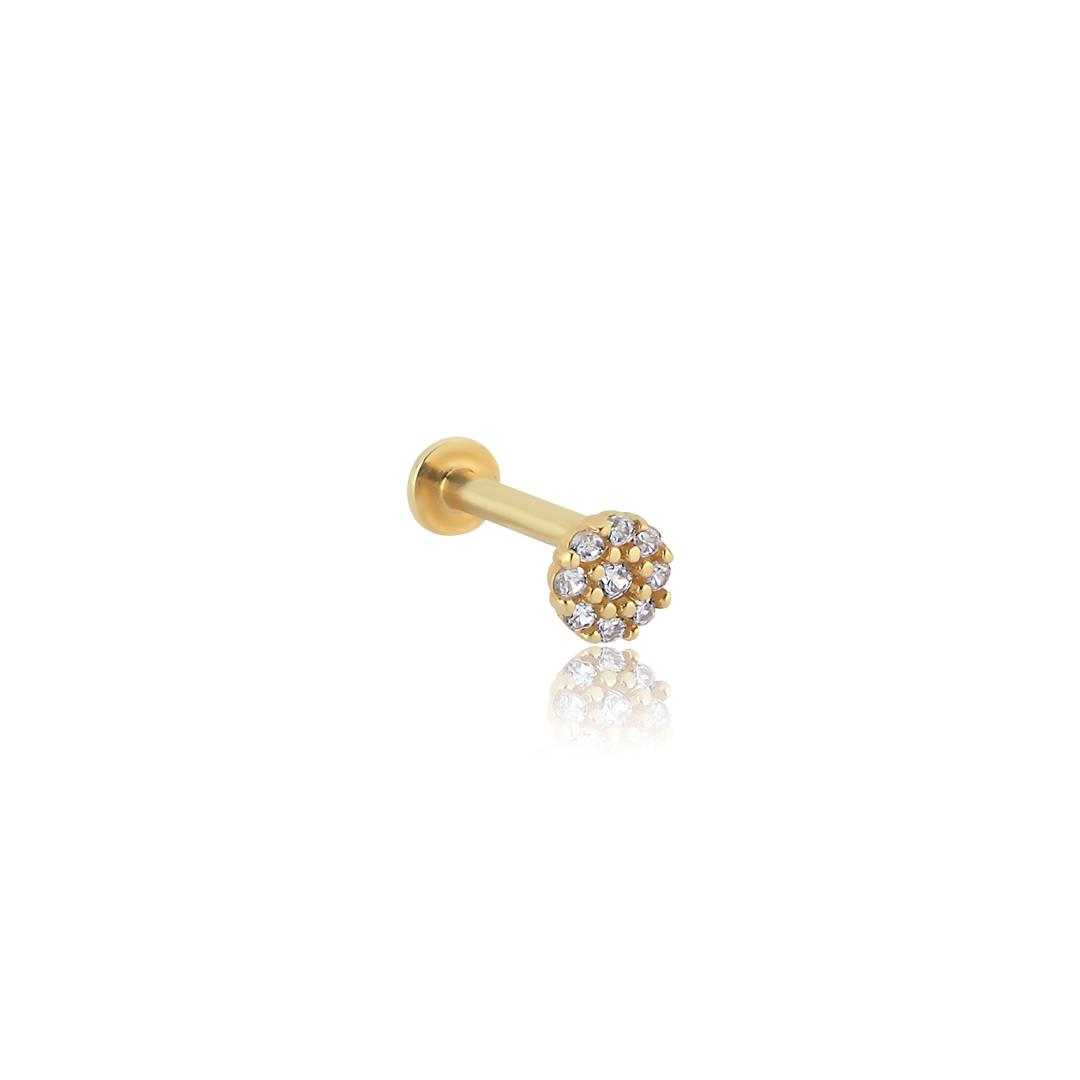 Taşlı Circle Tragus Piercing - 1