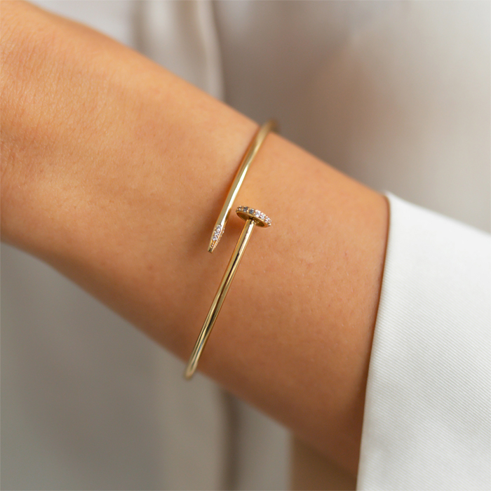 Taşlı Çivi Kelepçe - Ador