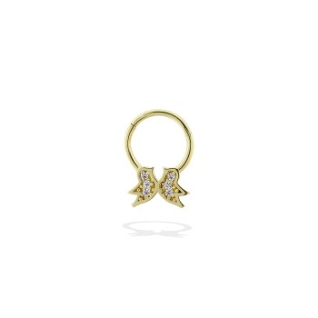 Taşlı Çivi Motifli Helix Piercing - Dianora