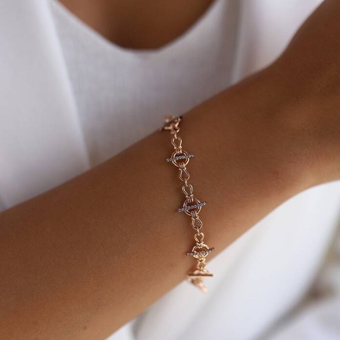 Taşlı Çubuk Bileklik - 1