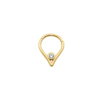 Taşlı Damla Helix Piercing - Dianora