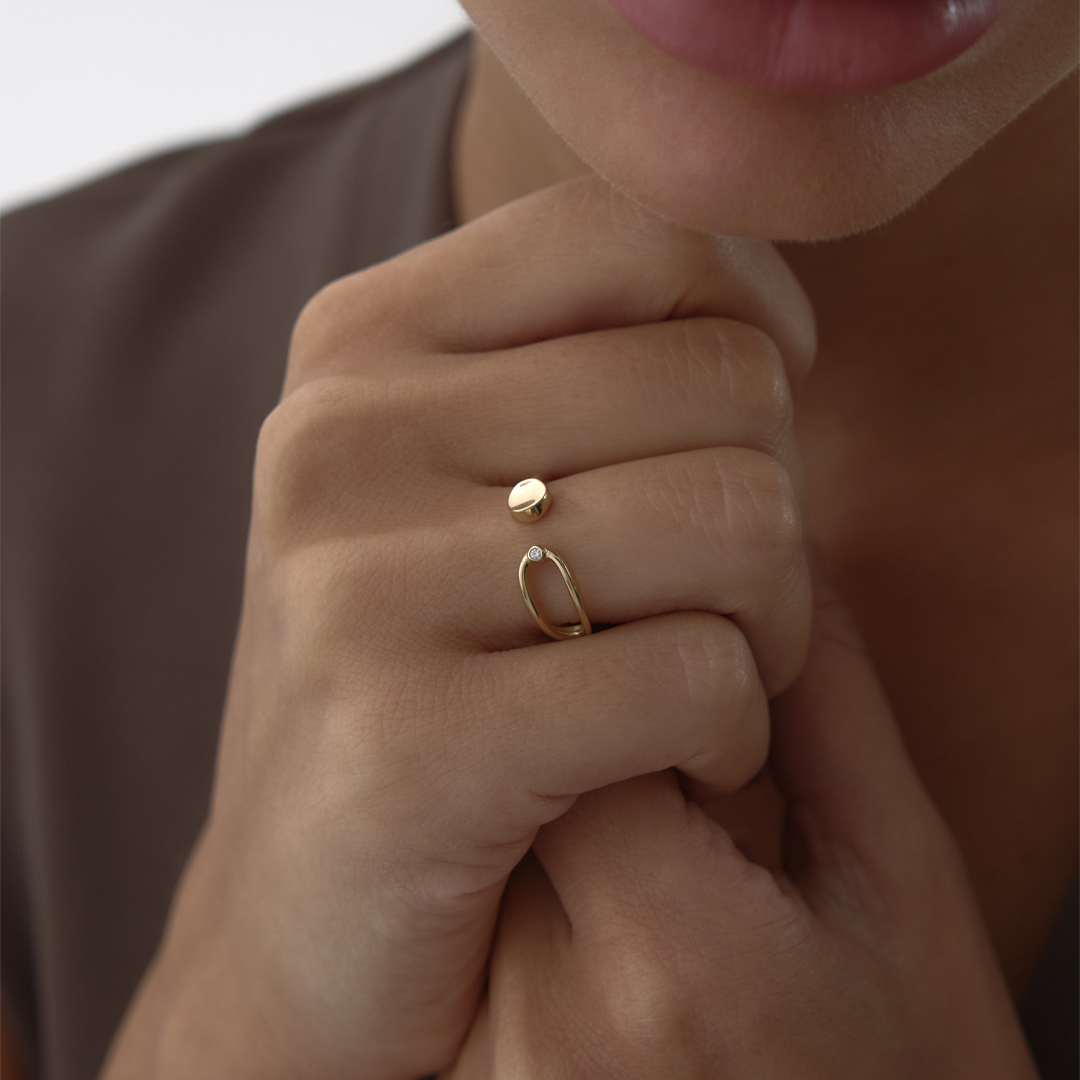 Taşlı Denge Yüzük - 2