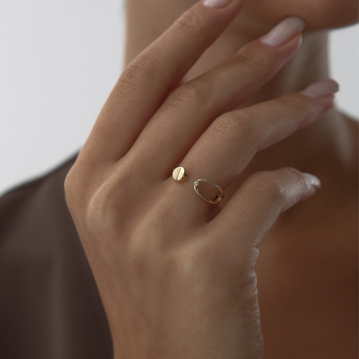 Taşlı Denge Yüzük - MİST