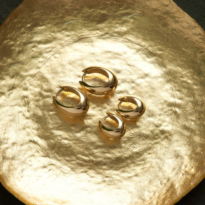 Taşlı Double Star Halka Sallantılı Küpe - 3