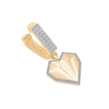 Taşlı Elmas Kalp Charm - Ema (1)