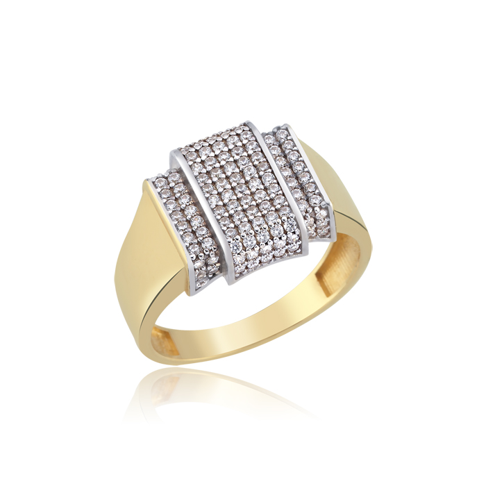 Taşlı Force Altın Yüzük - ATALAR