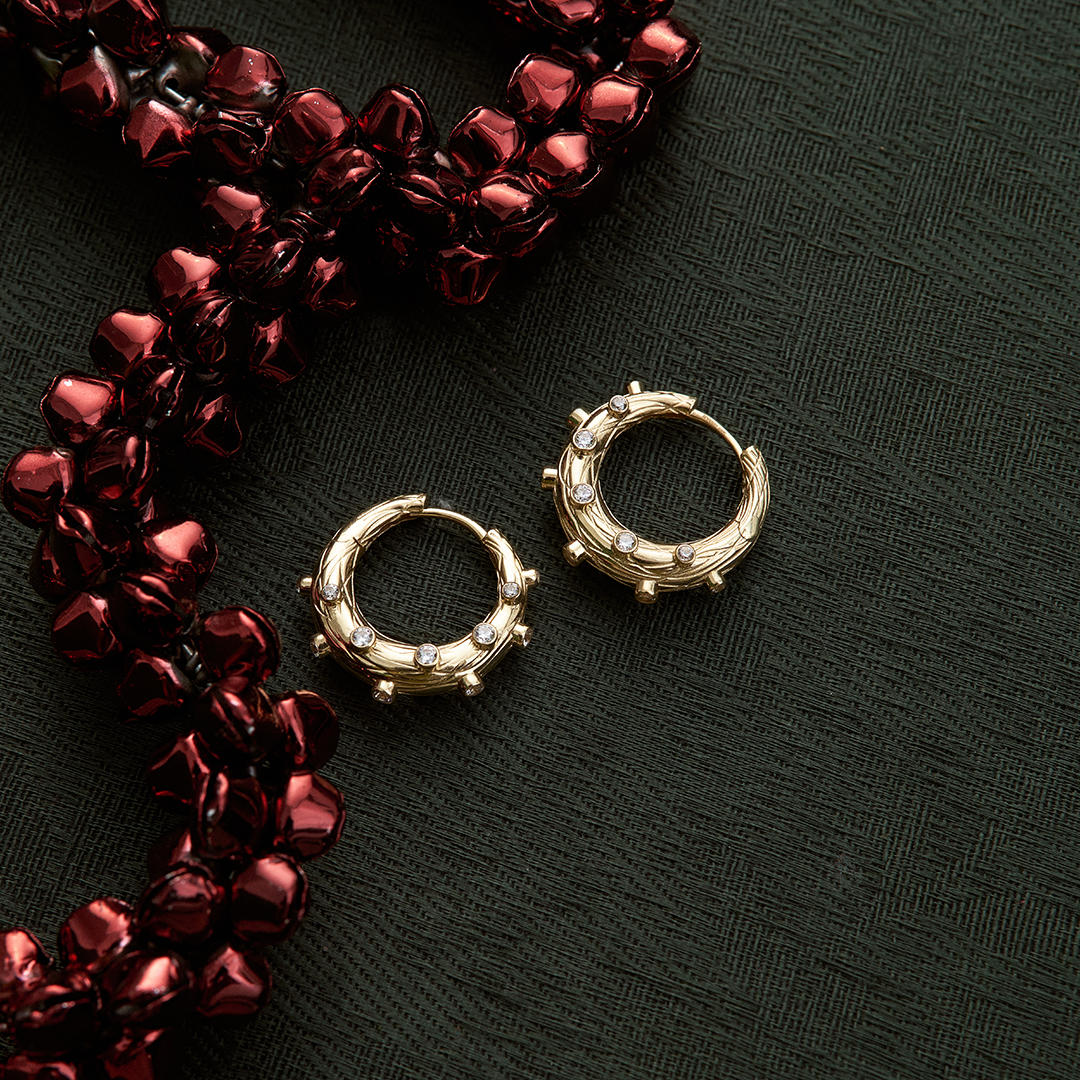 Taşlı Galaxy Küpe - 1