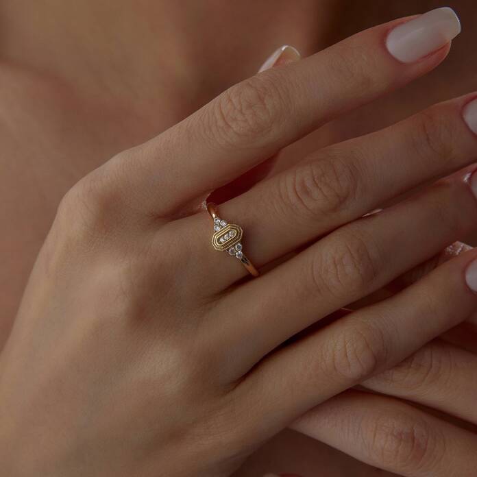 Taşlı Gorgeous Yüzük - 1