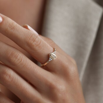 Taşlı Gorgeous Yüzük - 4