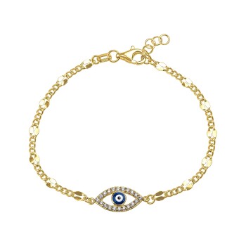 Taşlı Göz Çocuk Bilekliği - Melike