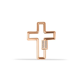 Taşlı Haç Charm Kilidi - Dianora