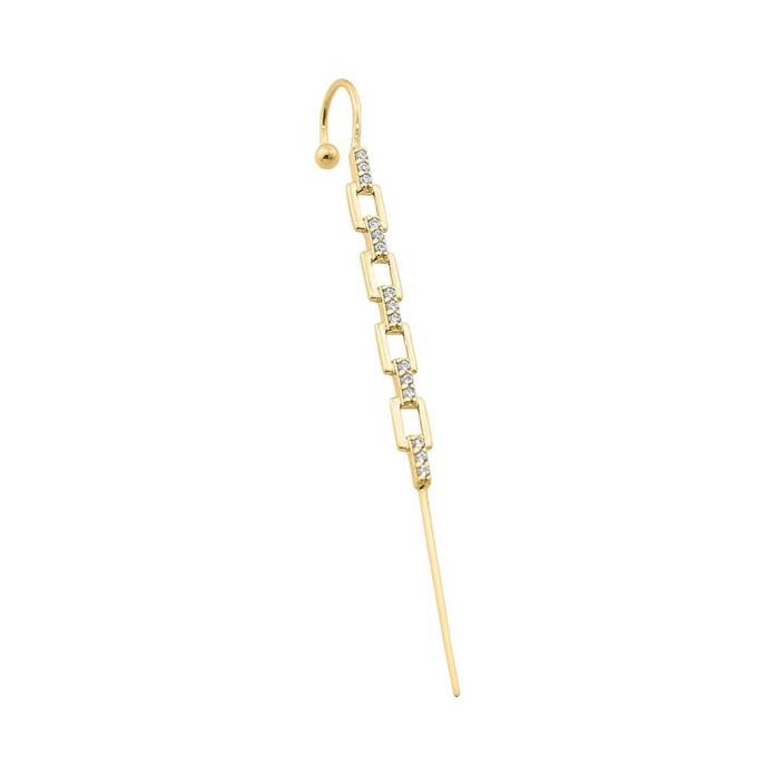 Taşlı Hook Baston Küpe - 1