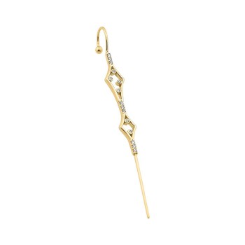 Taşlı Hook Baston Küpe - 1