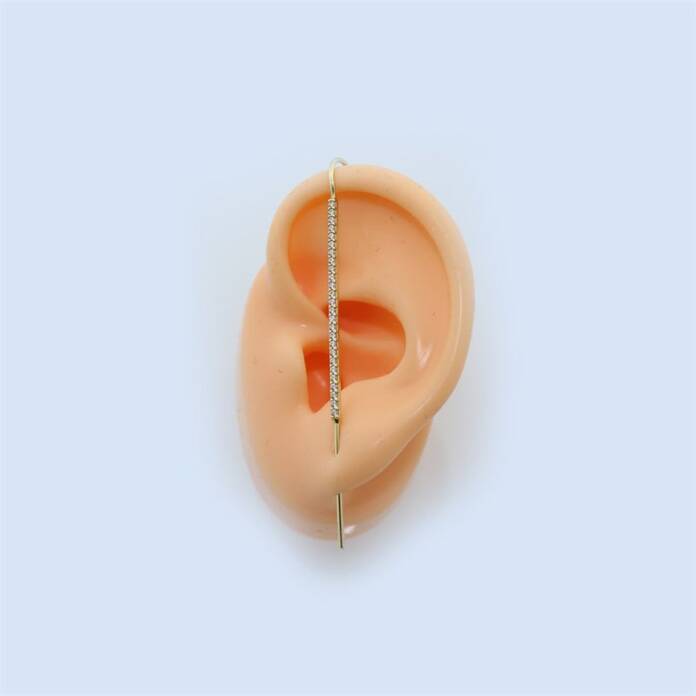 Taşlı Hook Baston Küpe - 2