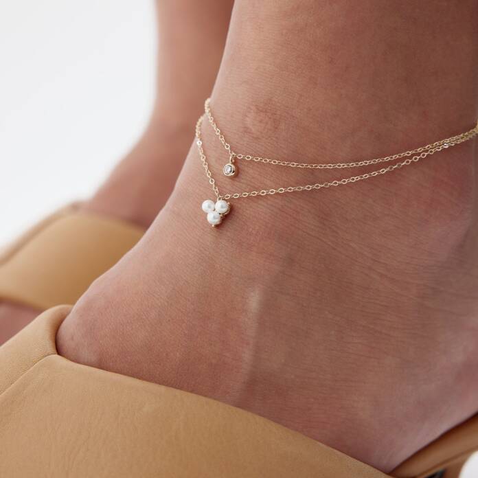 Taşlı İnci Halhal - 2