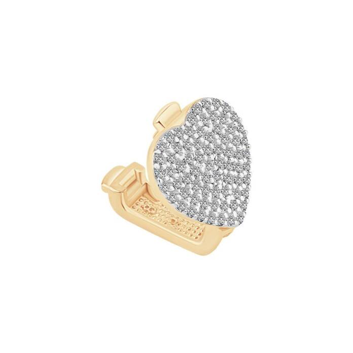 Taşlı Kalp Charm - 2