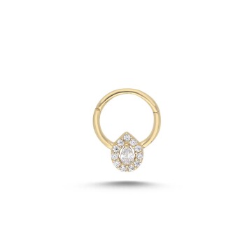 Taşlı Katre Helix Piercing - Alen