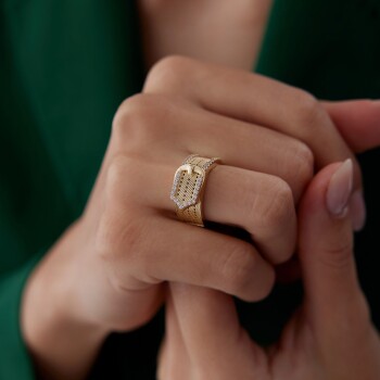 Taşlı Kemer Yüzük - Koçak (1)