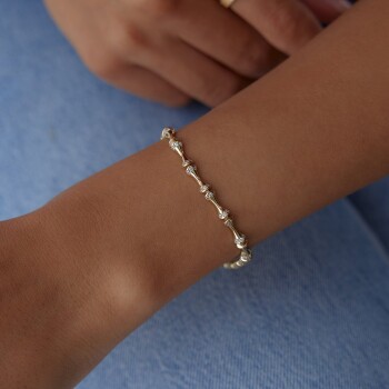 Taşlı Kemik Bileklik - Dilmener (1)