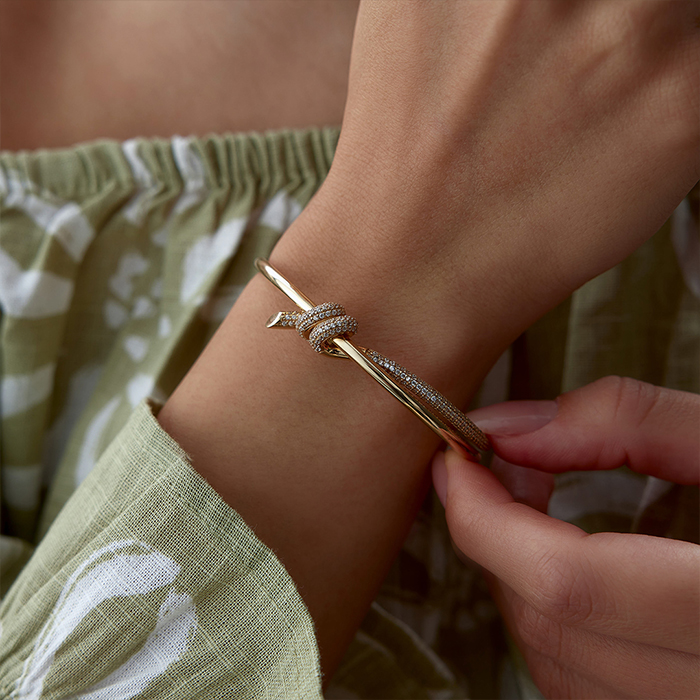 Taşlı Knock Kelepçe - Milan