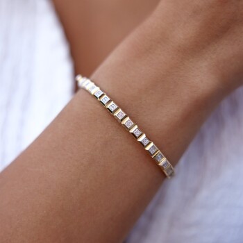 Taşlı Küp Kelepçe - Mazi