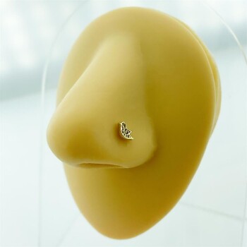 Taşlı Kuş Motifli Altın Hızma - Dianora (1)