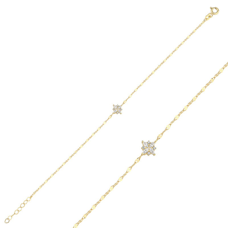 Taşlı Kuzey Yıldızı Bumerang Bileklik - Gökhan Bera