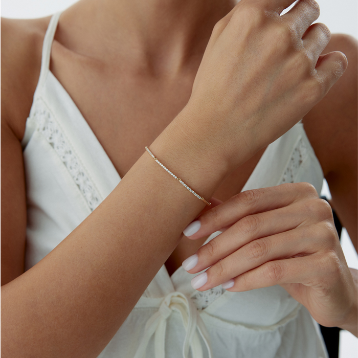 Taşlı Line Bileklik - Alen (1)