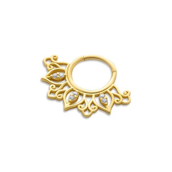 Taşlı Mandala Helix Piercing - Alen